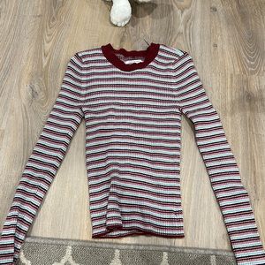 Striped American eagle sweater size M